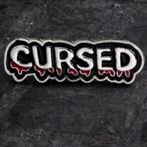 Black Cursed Pin - Picture 1 of 3